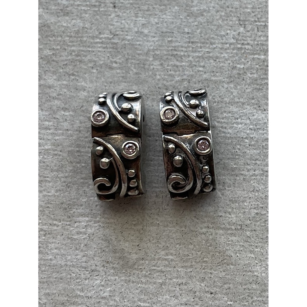 Pandora Lot Of 2 ALE 925 Sterling Silver Tendril Clip Charm